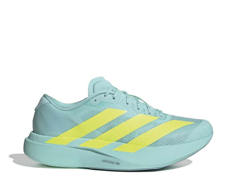 Adidas Adizero Evo SL Flash Aqua — lightweight performance sneaker