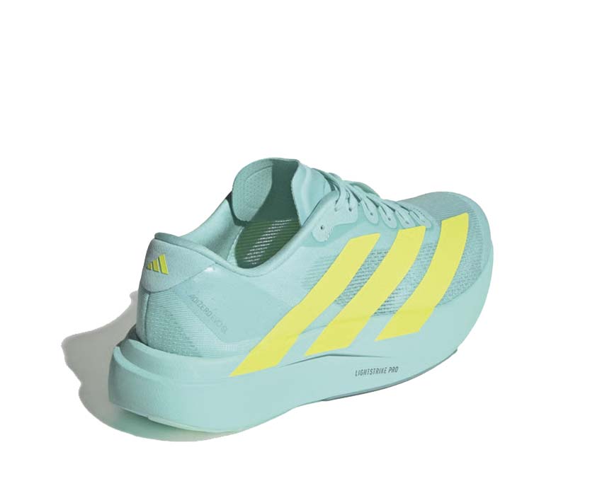 Adidas Adizero Evo SL Flash Aqua detail — Adizero mesh