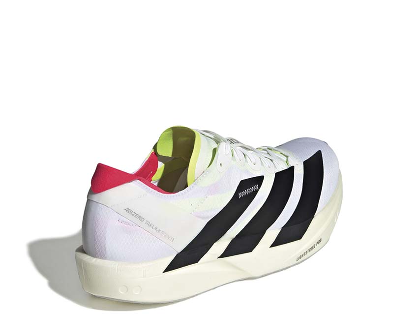 Adidas Adizero Takumi Sen 11 Cloud White suela — placa carbono Lightstrike Pro