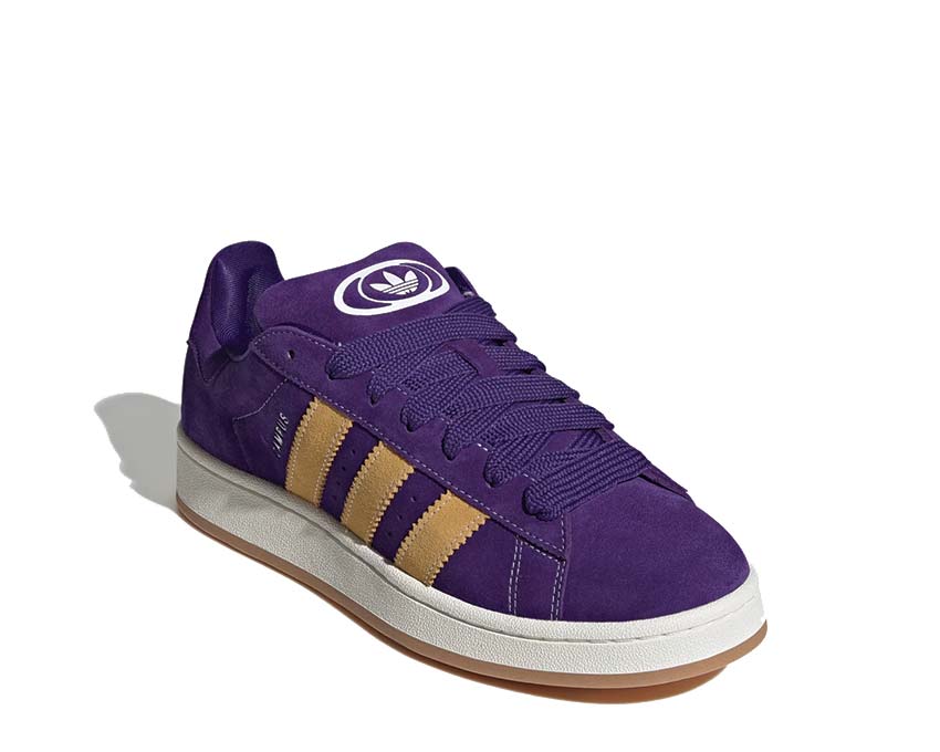 Adidas Campus 00S Collegiate Purple Sohle — flache Gummisohle