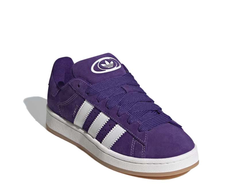 Adidas Campus 00S W Collegiate Purple vista lateral — silueta chunky retro