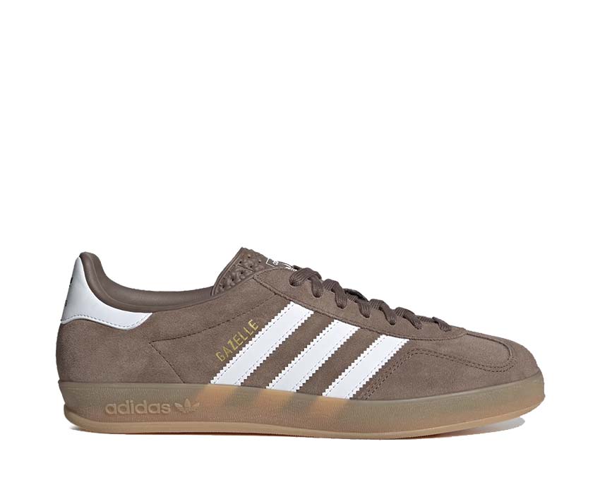 Adidas Gazelle Indoor Earth Strata — sneaker femme daim terreux indoor semelle gomme