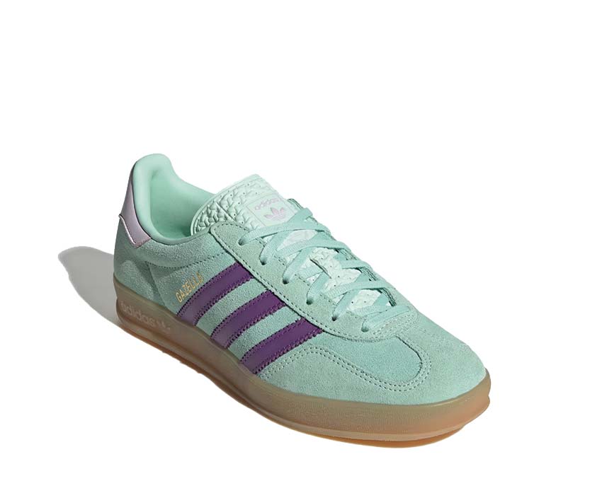 Adidas Gazelle Indoor W Clear Mint semelle — semelle caoutchouc plate vintage