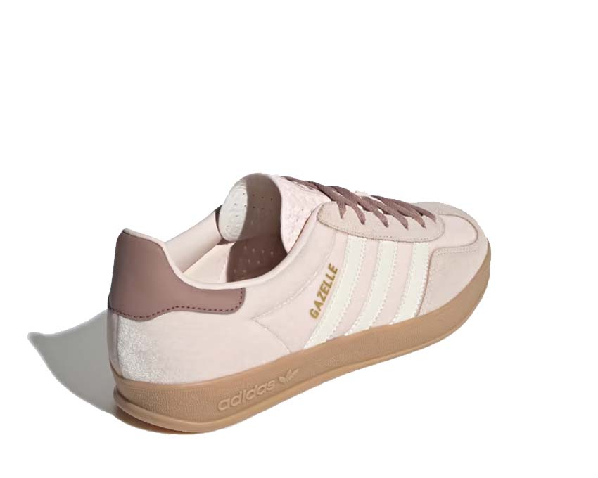 Adidas Gazelle Indoor W Warm Clay détail — suède clay texturé