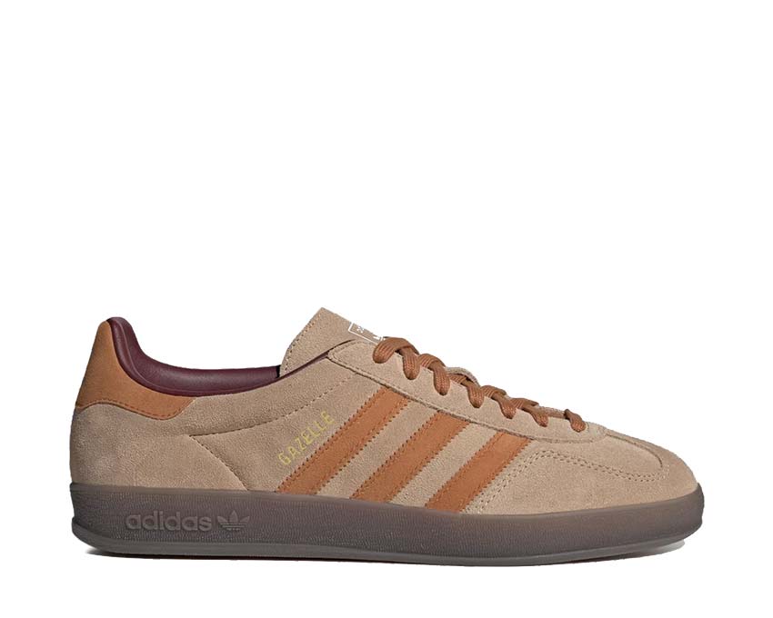 Adidas Gazelle Indoor Sandstone — unisex Sneaker Leder Wildleder sandbeige