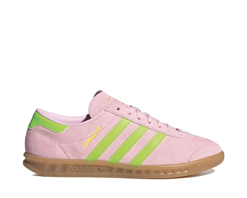 Adidas Hamburg W Clear Pink — zapatilla mujer running vintage rosa