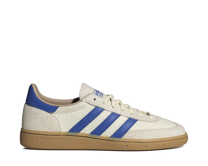Adidas Handball Spezial Cream White — sneaker femme cuir crème et bleu pastel