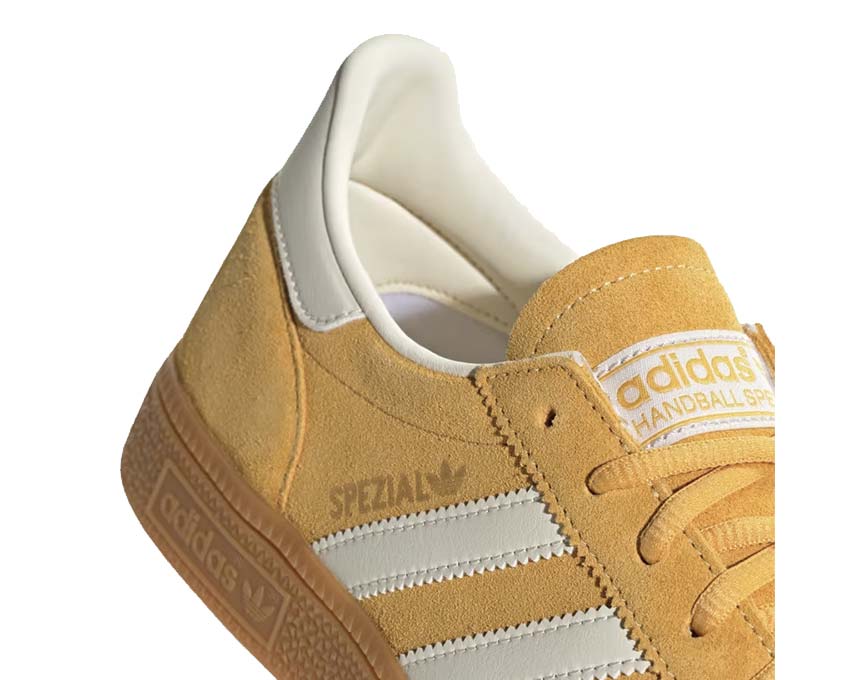 Adidas Handball Spezial Preloved Yellow Cream White side view — yellow cream low profile