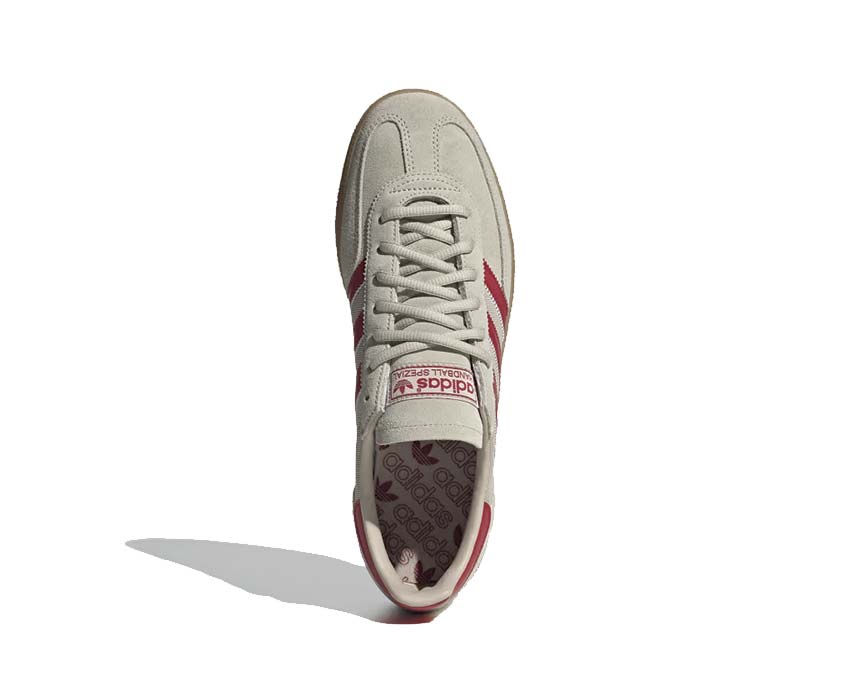 Adidas Handball Spezial Putty Grey — vue arrière talon emblématique handball