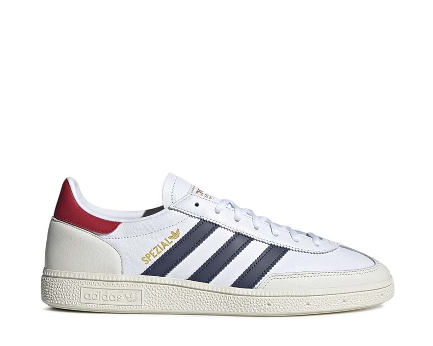Adidas Handball Spezial Cloud White Shadow Navy — sneaker femme cuir handball vintage