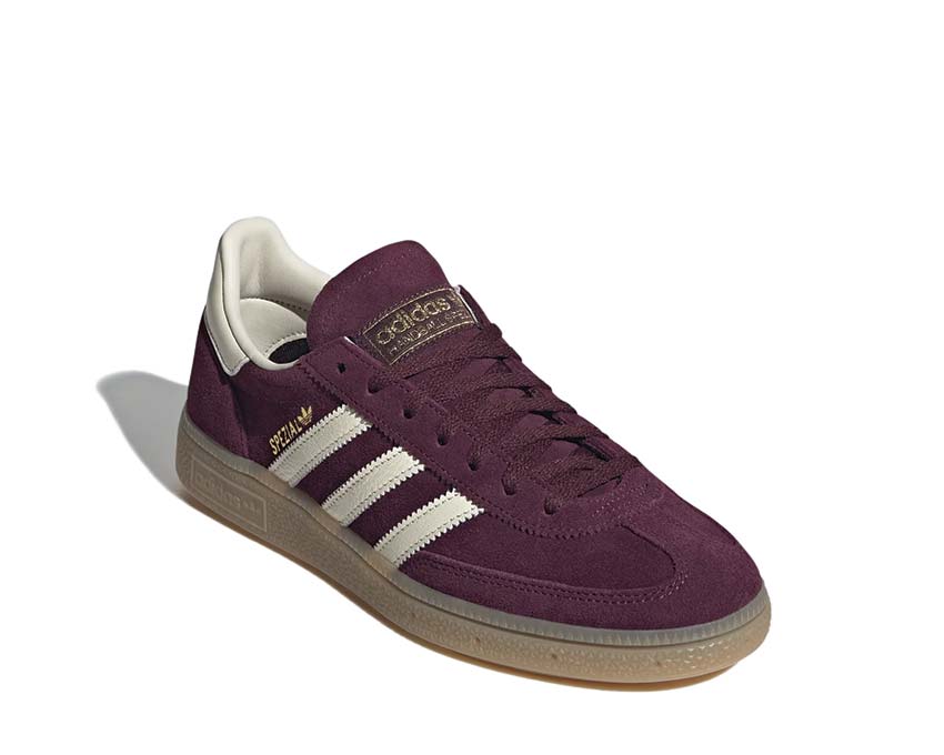 Adidas Handball Spezial W Maroon semelle — semelle gomme plate vintage