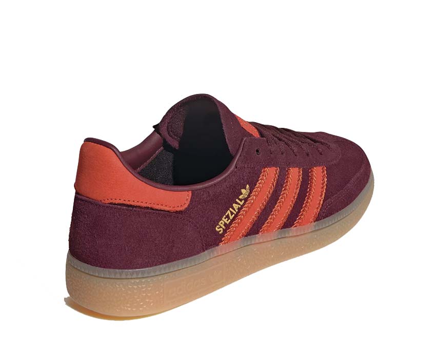 Adidas Handball Spezial W Granat détail — bande Three Stripes