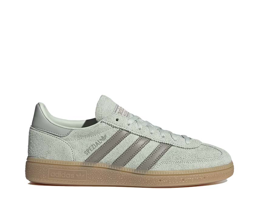 Adidas Handball Spezial Linen Green — sneaker lifestyle semelle caoutchouc
