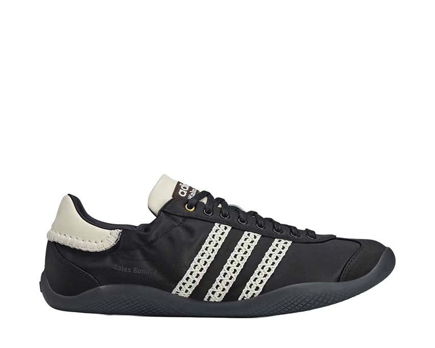 Adidas Karintha x Wales Bonner Low Satin Black — zapatilla unisex satén negro