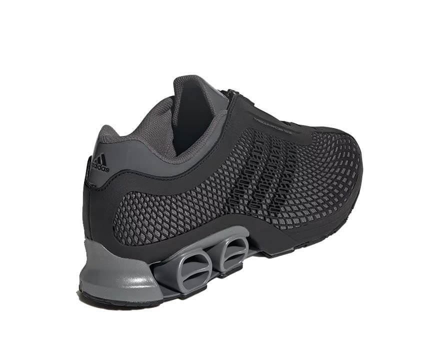 Adidas Megaride S2 Grey Five détail — tige mesh technique gris polyvalent