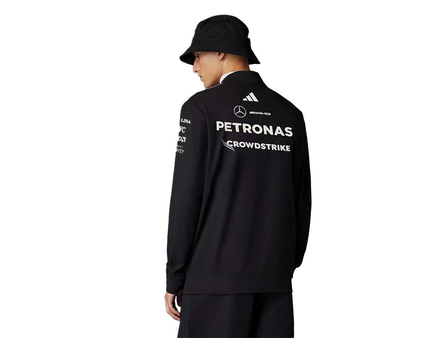 Adidas Mercedes-AMG Petronas F1 Team quarter zip back view — AMG logo