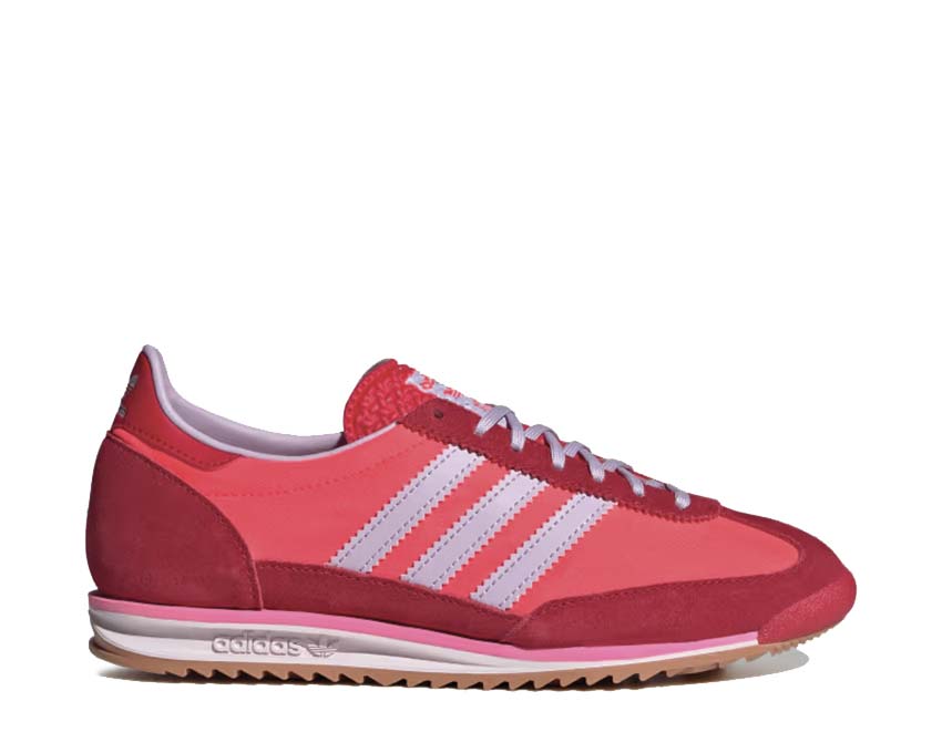 Adidas SL 72 OG Red Ice Lavender — sneaker femme rouge et lavande rétro