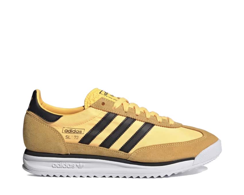 Adidas SL 72 RS Spark Core Black — zapatilla mujer naranja y negro running