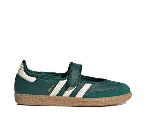 Adidas Samba Jane Collegiate Green — sneaker femme daim vert college