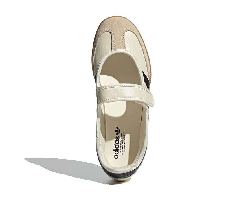 Adidas Samba Jane Cream White — vue arrière talon Gum Core Black