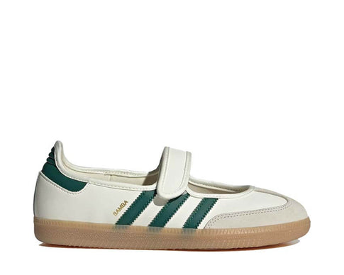Adidas Samba Jane W Chalk White — sneaker femme cuir blanc calcaire daim élégant