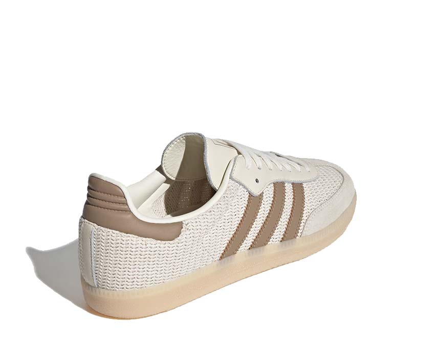 Detail — Leder Cream White Cardboard Samba OG W