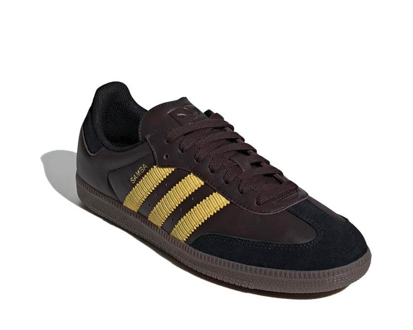 Adidas Samba OG Aurora Coffee semelle — semelle gomme caoutchouc naturel
