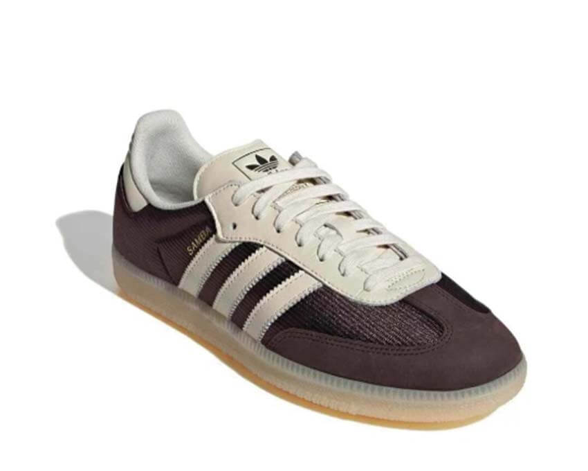Adidas Samba OG Cloud White Gum semelle — semelle gomme caoutchouc naturel
