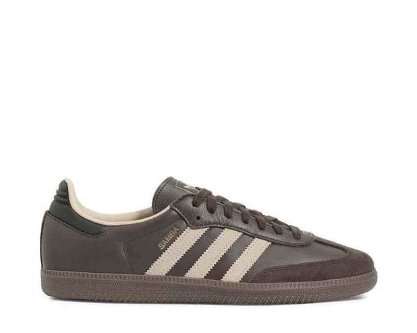Adidas Samba OG Dark Brown — sneaker femme cuir classique