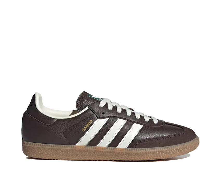 Adidas Samba OG Dark Brown — sneaker unisexe cuir marron foncé premium