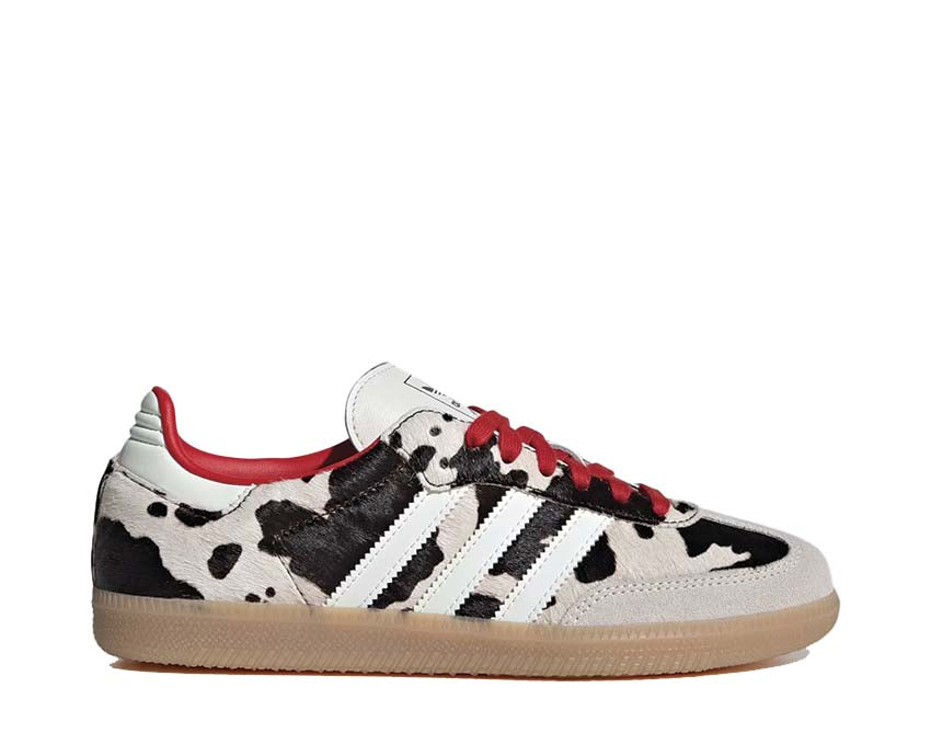 Adidas Samba OG W Cow Cloud White/Core Black — sneaker femme motif vache