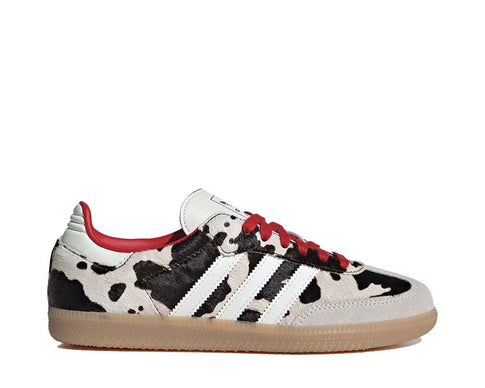 Adidas Samba OG W Cow Cloud White/Core Black — sneaker femme motif vache
