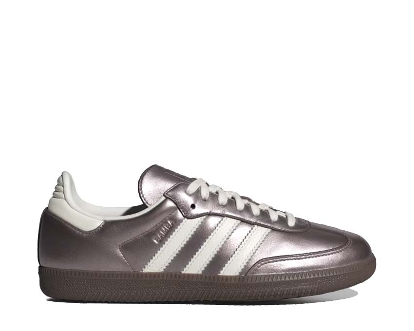 Adidas Samba OG W Metallic Purple — sneaker femme violet métallisé et blanc