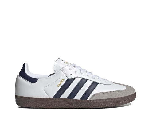 Adidas Samba OG White Night Indigo — ikonischer zweifarbiger Damensneaker