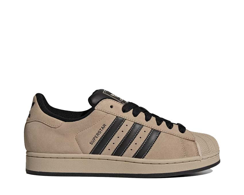 Adidas Superstar II Stone Khaki — sneaker unisexe cuir emblématique