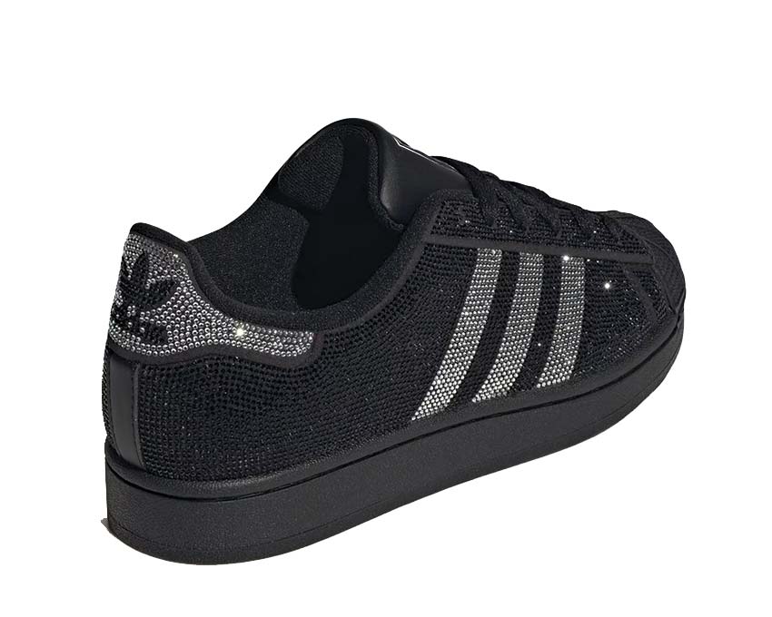 Adidas Superstar II W Cloud White dettaglio — pelle liscia bianca oro metallizzato