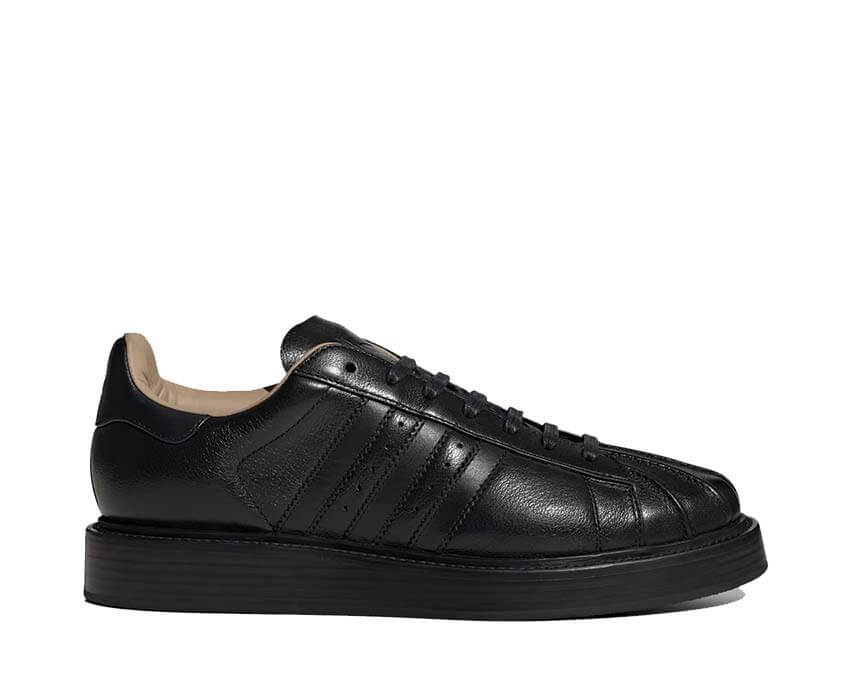 Adidas Superstar Lux Made In Italy Core Black — sneaker unisexe cuir noir premium Italie