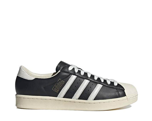 Adidas Superstar Vintage Core Black Cloud White — unisex ikonischer Shell Toe Sneaker