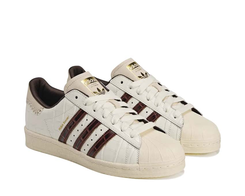 Adidas Superstar x Wales Bonner Blanc semelle — semelle coquille emblématique