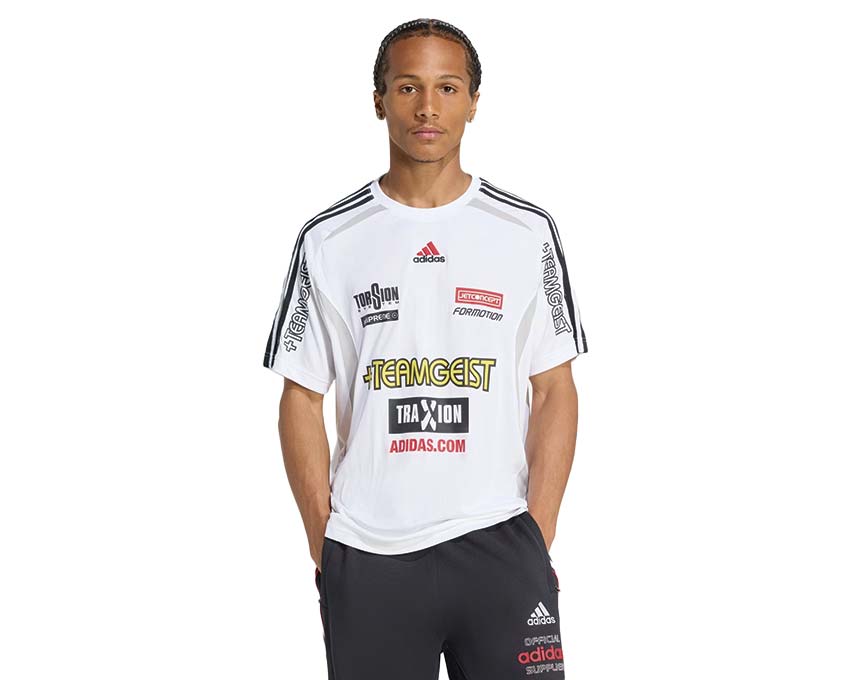 Adidas Teamgeist Moto Graphic Jersey White vue dos — détail imprimé graphique