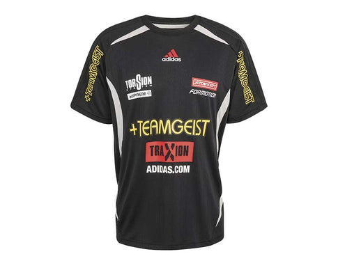 Adidas Teamgeist Moto Graphic Jersey Black — maillot homme noir graphique moto