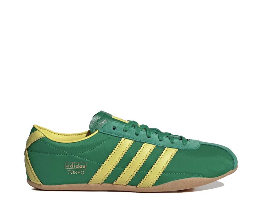Adidas Tokyo W Green — sneaker femme coloris vert et or métallisé