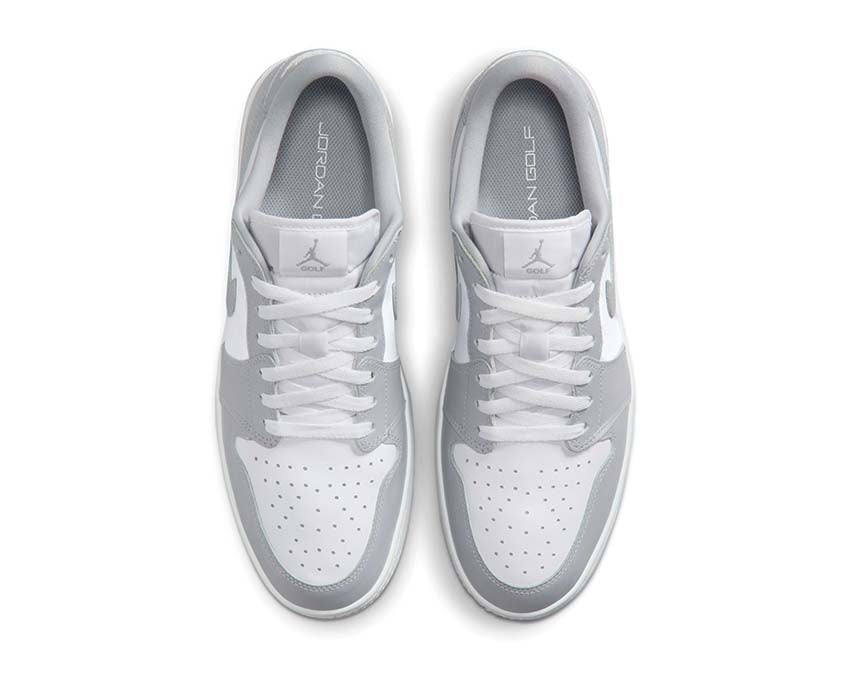 Air Jordan 1 Low G Spiked Wolf Grey semelle — golf Jordan lifestyle iconic