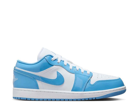 Air Jordan 1 Low SE Legend Blue White — sneaker homme cuir blanc bleu legend
