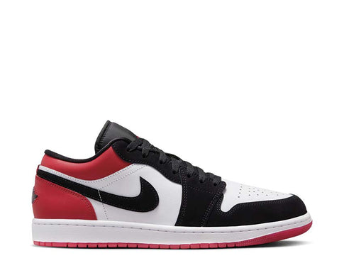 Air Jordan 1 Low SE White Black Red — men's streetwear basketball sneaker iconic