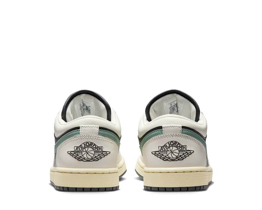 Air Jordan 1 Low W Jade Smoke détail — cuir jade smoke Jordan 1 Low femme