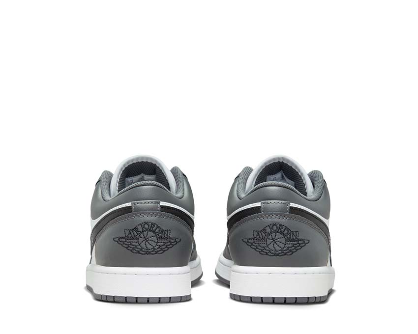 Jordan Air Jordan 1 Low Iron Grey White Black Iron Grey sole — rubber