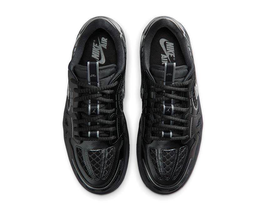 Air Jordan 1 Method of Made Low V3 Negro Metálico vista trasera — zapatillas mujer hype retro