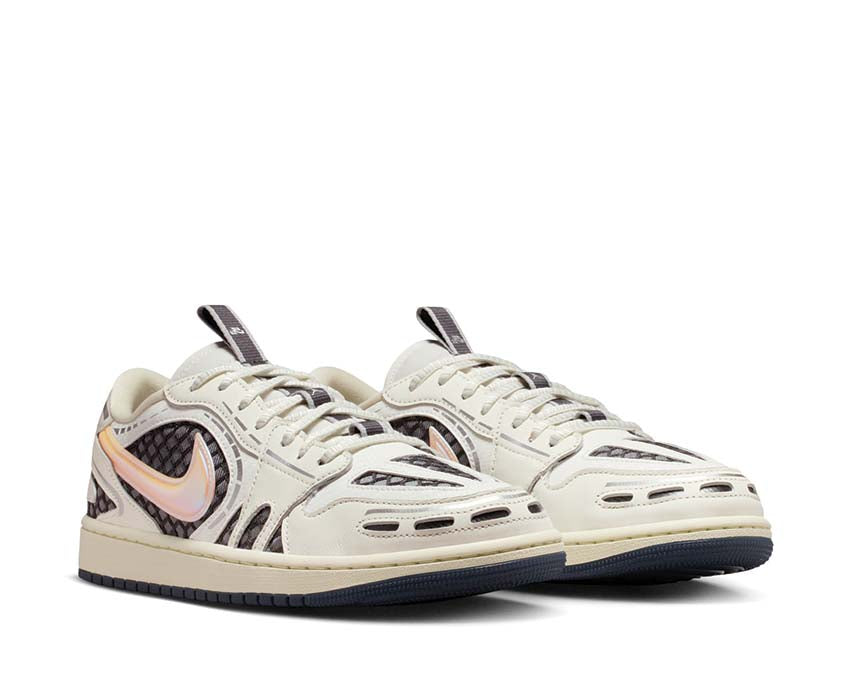 Air Jordan 1 Method of Make Low V3 Sail Blanc Cassé semelle — basket basse femme iconic