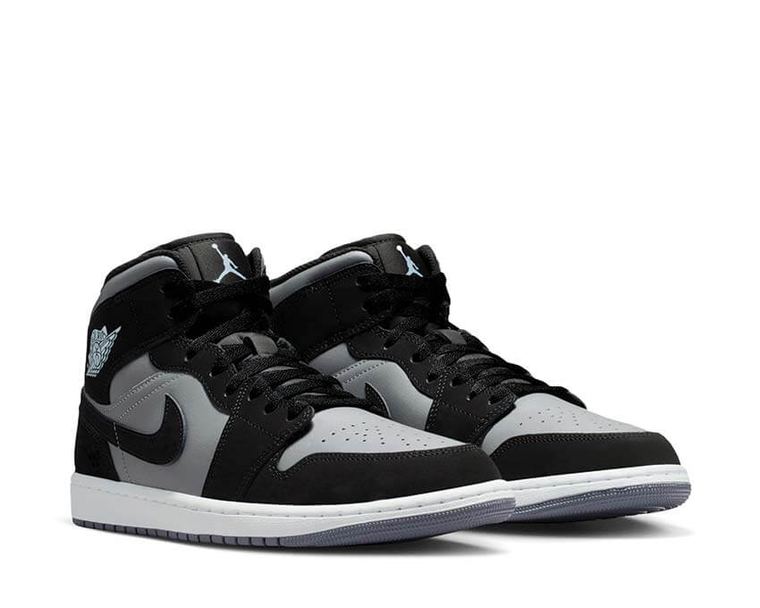 Air Jordan 1 Mid Black semelle — semelle Retro Jordan 1 Mid noire